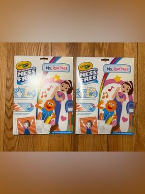 Ms Rachel Crayola Color Wonder Mess Free Coloring Set - bundle pack (2)